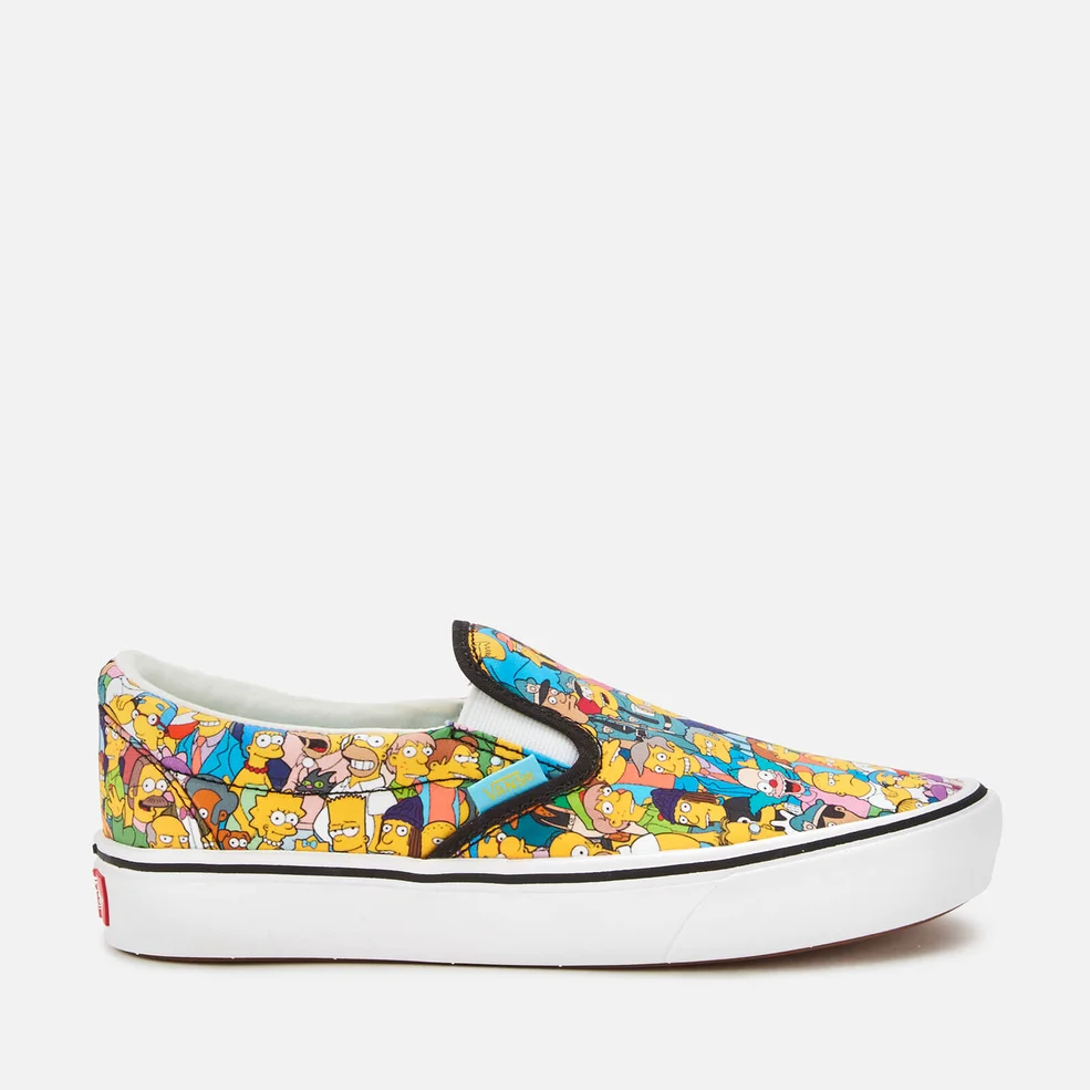 Vans X The Simpsons Comfycush Slip-On Trainers - Springfield Image 1