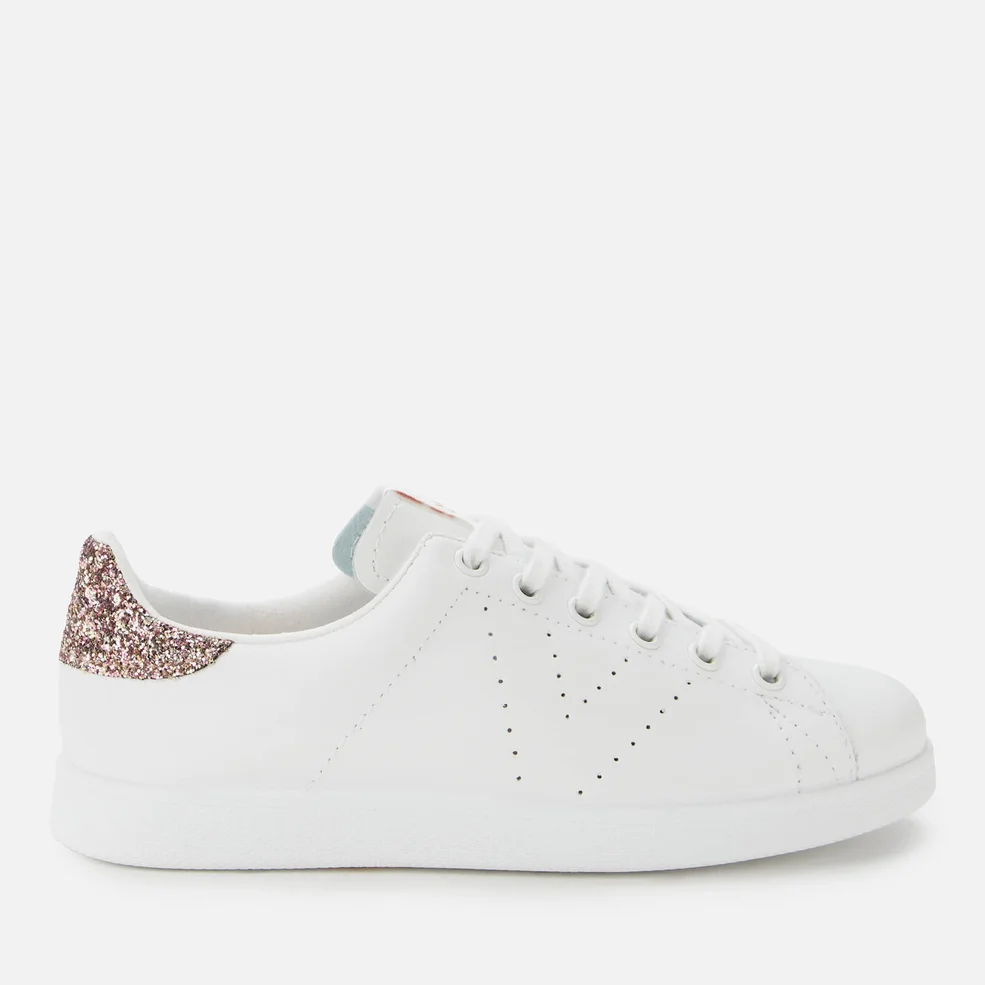 Victoria Women's Sustainable Leather Cupsole Trainers - Rosa Image 1