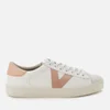 Victoria Women's Sustainable Leather Flatform Trainers - Cuarzo - Image 1