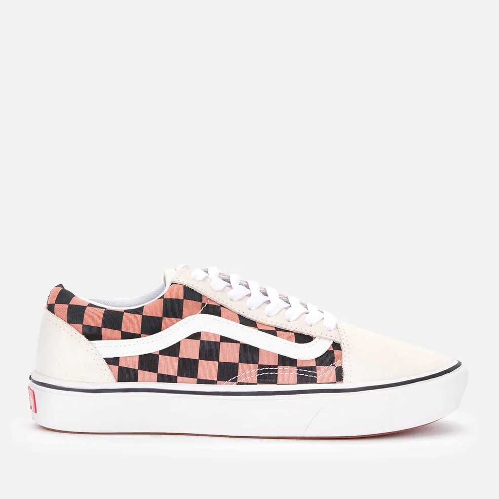 Vans Women's Comfycush Mixed Media Old Skool Trainers - White/Multi Image 1