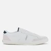 Lacoste Men's Coupole 0120 1 Leather Low Top Trainers - White/Dark Green - Image 1