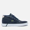 Lacoste Men's Gripshot Chukka 01201 Leather Trainers - Navy/Off White - Image 1