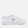 Lacoste Women's Gripshot 0120 3 Leather Chunky Trainers - White/White - Image 1