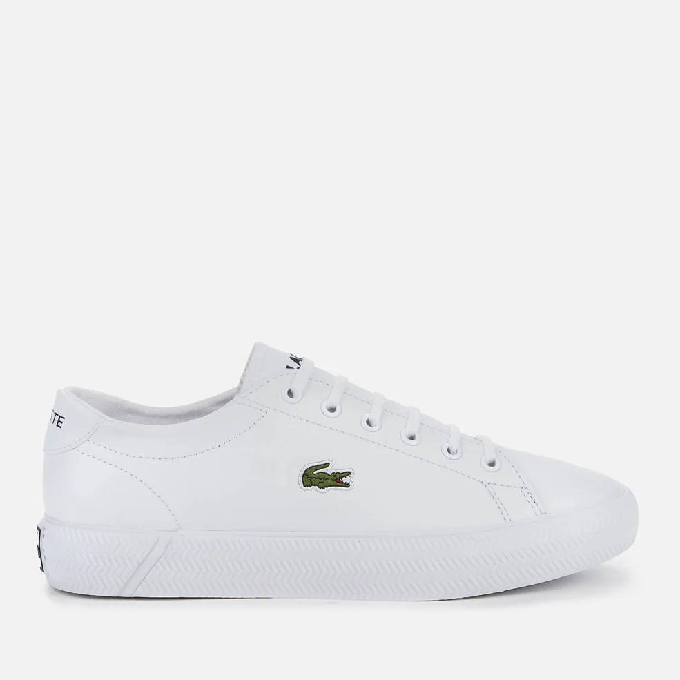 Lacoste Women's Gripshot 0120 3 Leather Chunky Trainers - White/White Image 1