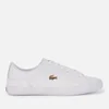 Lacoste Women's Lerond 0120 2 Leather Low Top Trainers - White/White - Image 1