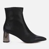 Kurt Geiger London Women's Rio Leather Heeled Ankle Boots - Black - Image 1