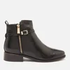 Dune Women's Pop Leather Ankle Boots - Black - Image 1