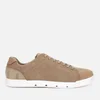 SWIMS Men's Breeze Tennis Leather Trainers - Timber Wolf/White - Image 1