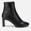 Whistles Women's Dahlia Leather Lace Up Heeled Boots - Black - Image 1