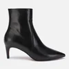 Whistles Women's Celia Leather Kitten Heeled Boots - Black - Image 1