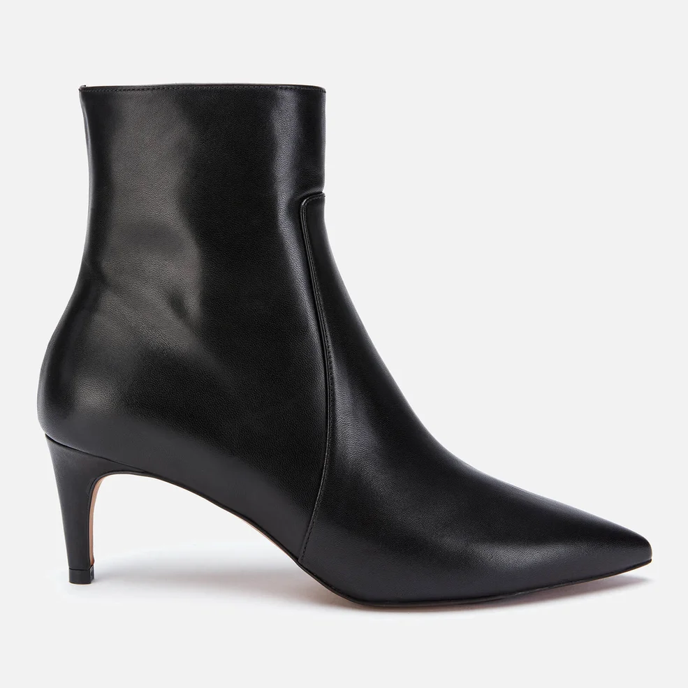 Whistles Women's Celia Leather Kitten Heeled Boots - Black Image 1