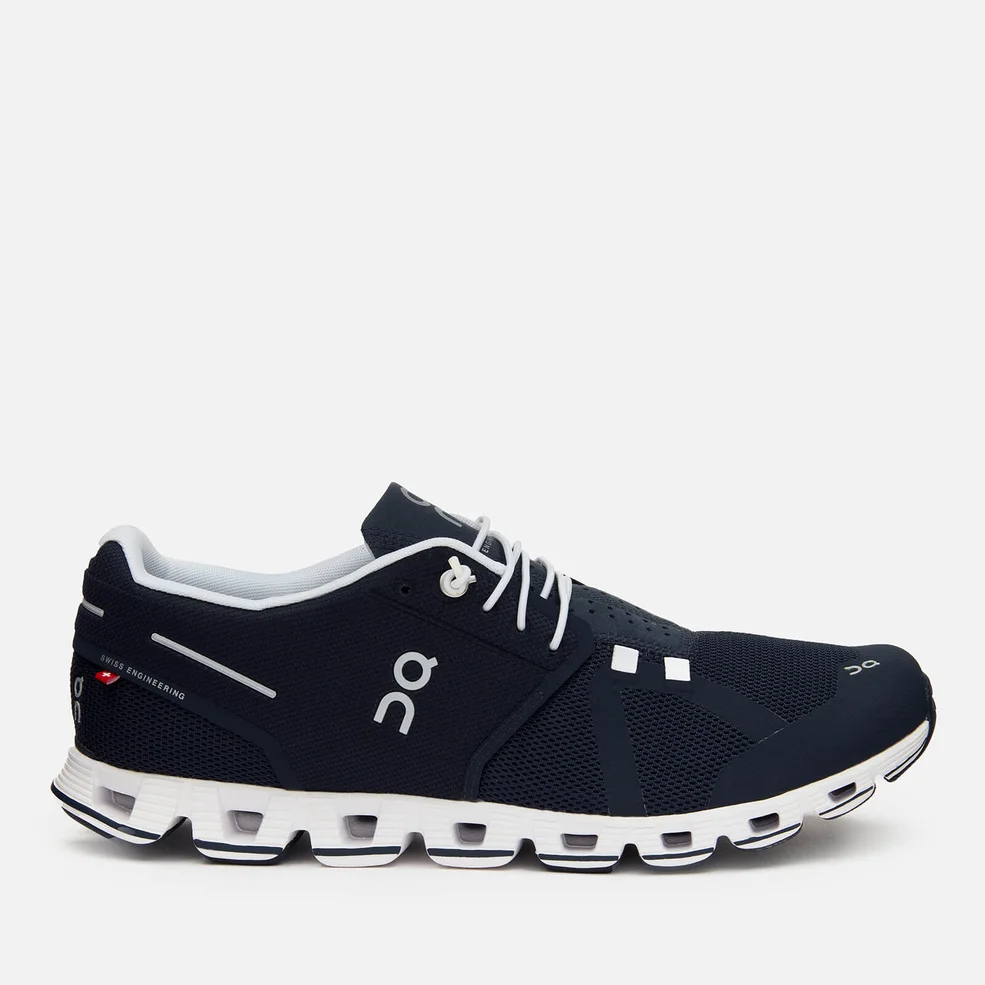 ON Men's Cloud Running Trainers - Navy/White Image 1