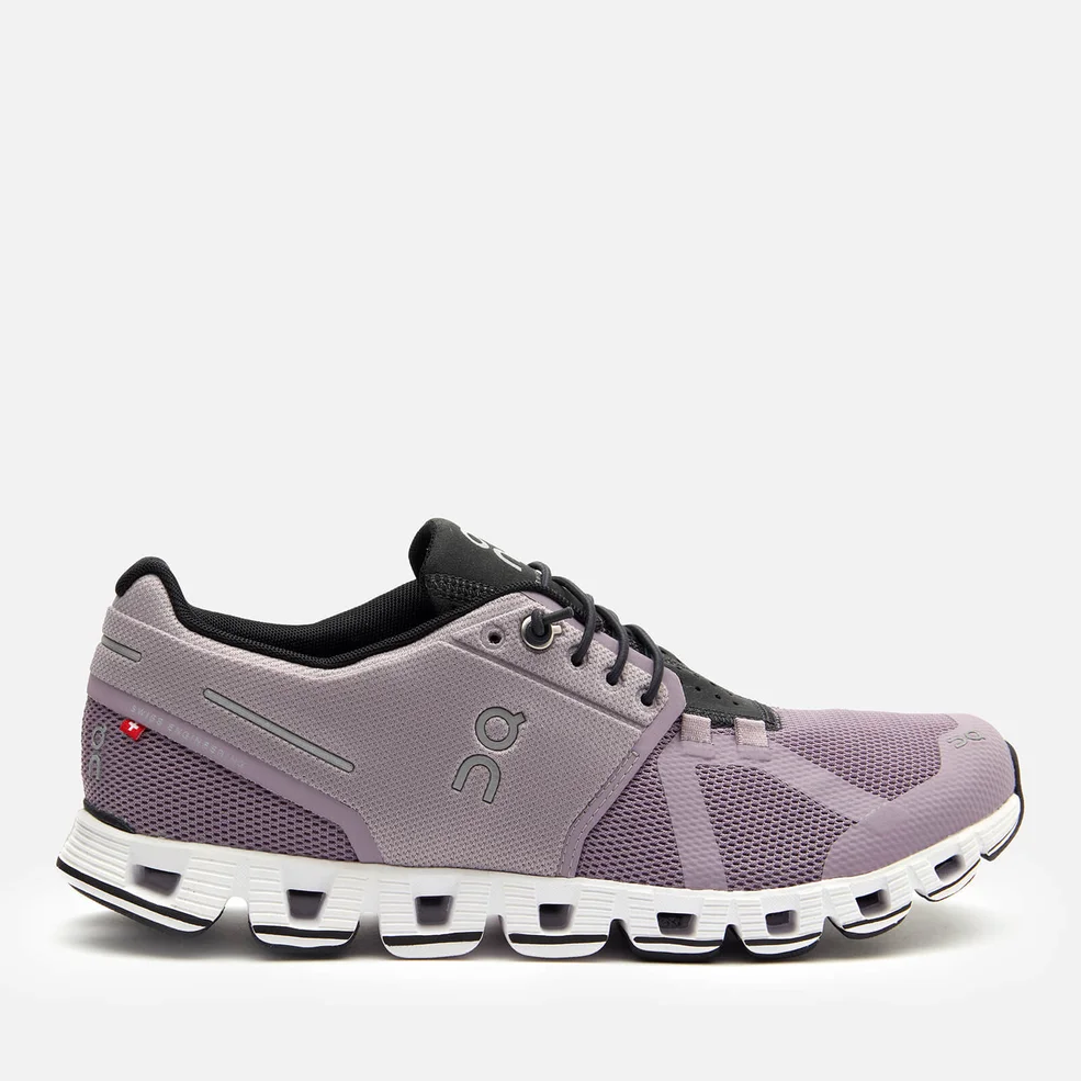 ON Women's Cloud Running Trainers - Lilac/Black Image 1