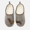 Joules Women's Slippet Felt Mule Applique Slippers - Grey Dachshund - Image 1