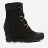 Sorel Women's Joan of Arctic II Waterproof Leather Wedged Boots - Black - Image 1