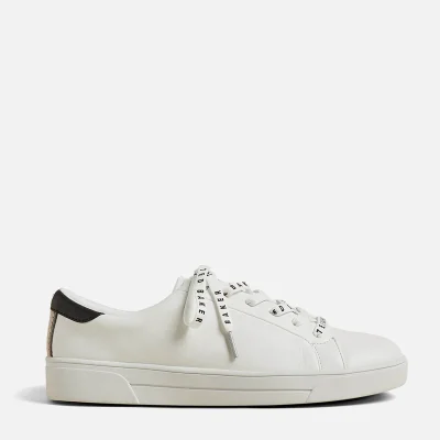 Ted Baker Women's Merata Webbing Detail Trainers - White Grey