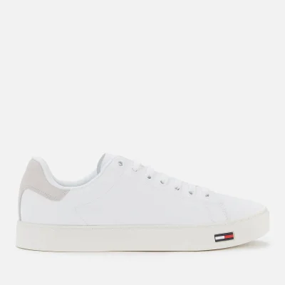 Tommy Jeans Men's Essential Leather Low Top Trainers - White