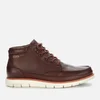 Barbour Men's Victory Leather Apron Chukka Boots - Dark Chestnut - Image 1