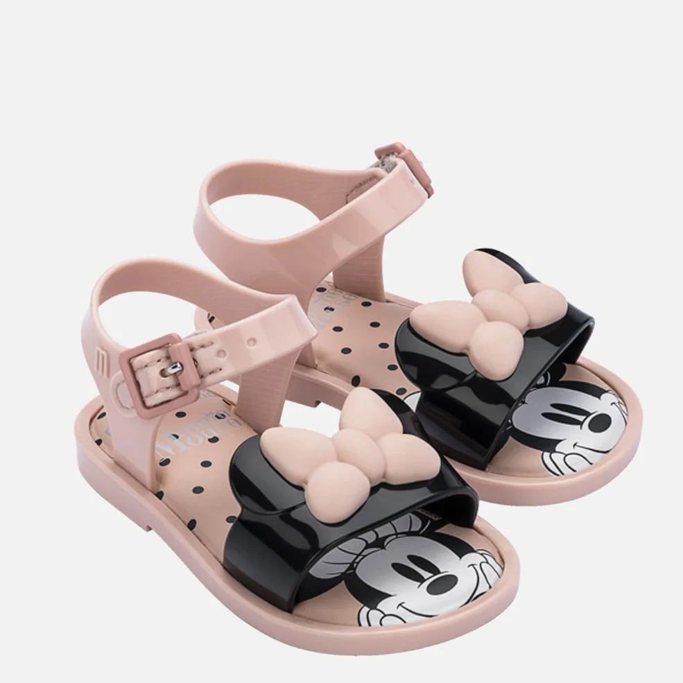 Mini Melissa Toddlers' Mini Disney Sandals - Pink Minnie Image 1