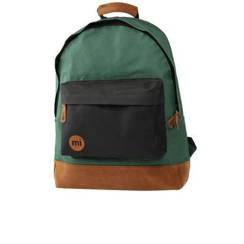 Mi-Pac Two Tone Backpack - Green/Black Image 1