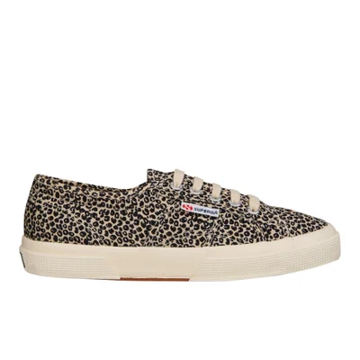 Superga Women's 2750 Spotted Classic Trainers - Beige/Blue