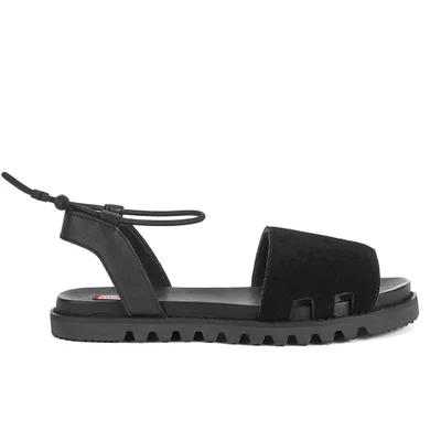 Hunter Women's Original Slide Sandals - Black/Dark Slate