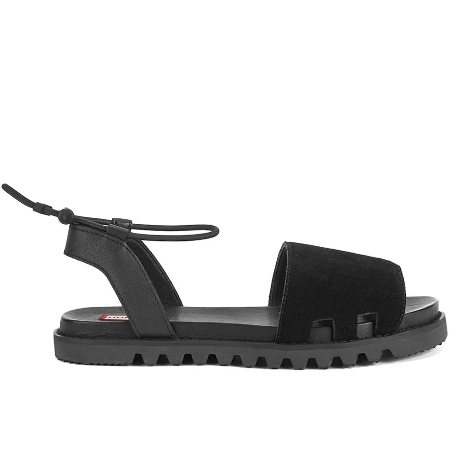 Hunter Women's Original Slide Sandals - Black/Dark Slate Image 1
