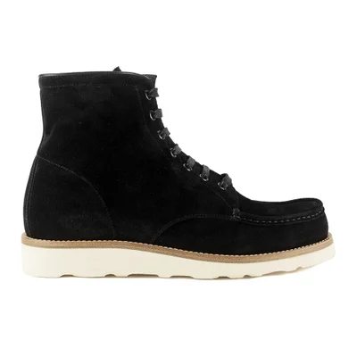 Mr. Hare Men's Hannibal Lace Up Suede Boots - Nero