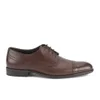 BOSS Hugo Boss Men's Broders Weave Toe Cap Leather Derby Shoes - Medium Brown - Image 1