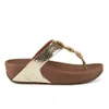 FitFlop Women's Petra Toe Post Sandals - Pale Gold - Image 1