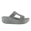 FitFlop Women's Rokkit Suede Slide Sandals - Silver Nova - Image 1