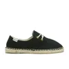 Soludos Women's Lace Up Canvas Espadrille Derby Shoes - Black - Image 1
