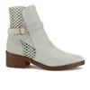 Miista Women's Justine Perforated Leather Ankle Boots - Off White - Image 1
