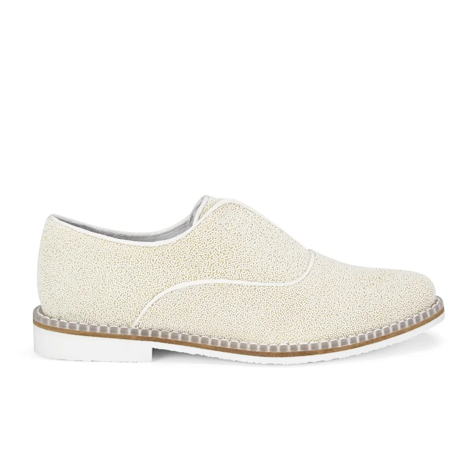 Miista Women's Amy Beaded Sparkle Shoes - Granita Cream Image 1