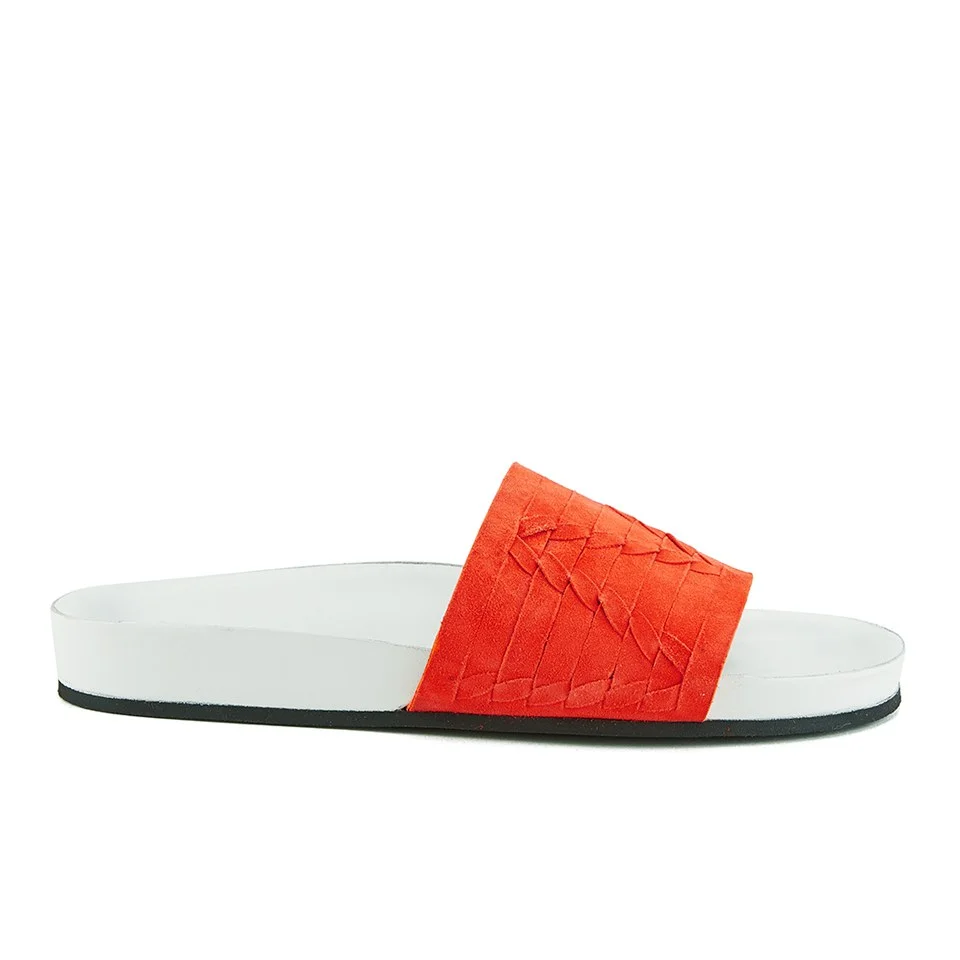 Thakoon Addition Women's Carly 01 Suede Slide Sandals - Poppy Image 1