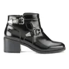 Ravel Women's Maine Patent Leather Ankle Boots - Black - Image 1