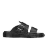 Dr. Martens Men's Shore Brelade Buckle Leather Slide Sandals - Black Brando - Image 1