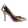 Ravel Women's Little Rock Metallic Court Shoes - Pewter - Image 1