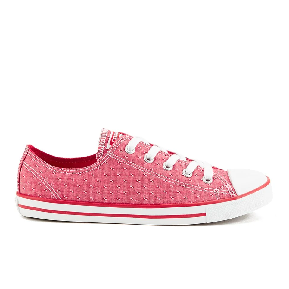 Converse Women's Chuck Taylor All Star Dainty Chambray Canvas Trainers - Casino Image 1