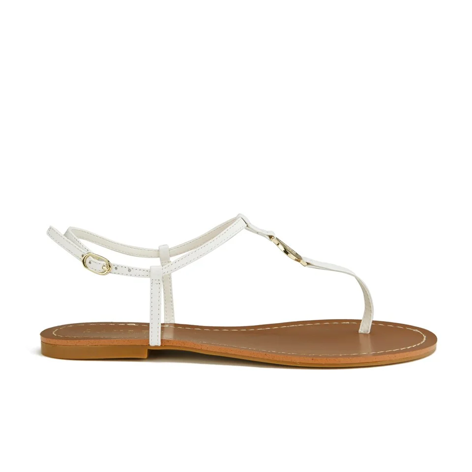 Lauren Ralph Lauren Women's Aimon Leather Sandals - Rl White Image 1