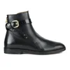 Hudson London Women's Quartz Buckle Leather Ankle Boots - Black - Image 1