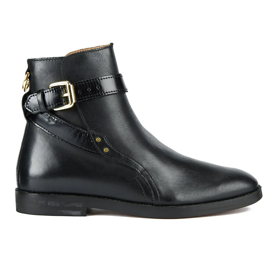 Hudson London Women's Quartz Buckle Leather Ankle Boots - Black Image 1