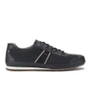 Paul Smith Shoes Men's Fuzz Mesh/Leather Trainers - Navy - Image 1