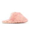 Ted Baker Women's Breae Fluffy Slippers - Light Pink Fux Fur - Image 1