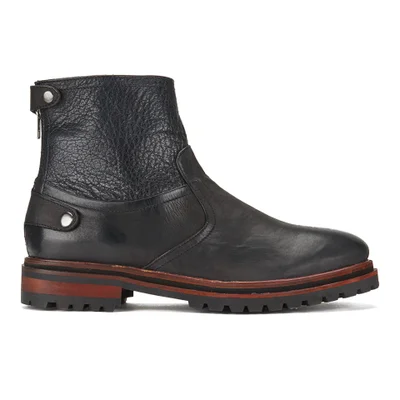 Hudson London Men's Mexborough Leather Boots - Black