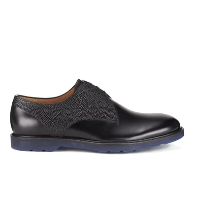 Paul Smith Shoes Men's Merton Leather Derby Shoes - Black Rois Calf