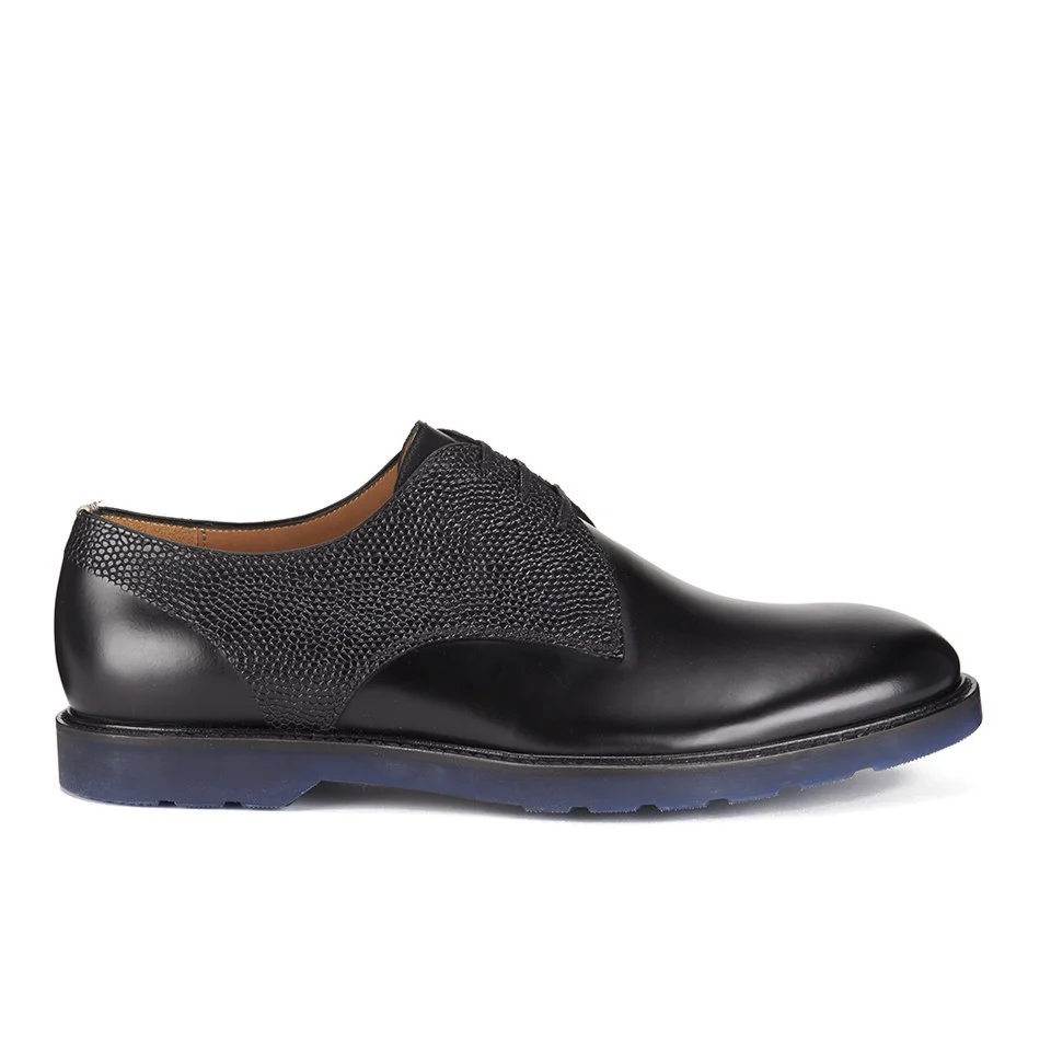 Paul Smith Shoes Men's Merton Leather Derby Shoes - Black Rois Calf Image 1