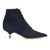 Vivienne Westwood Women's Pointed Orb Heel Lace Up Suede Ankle Boots - Midnight - Image 1