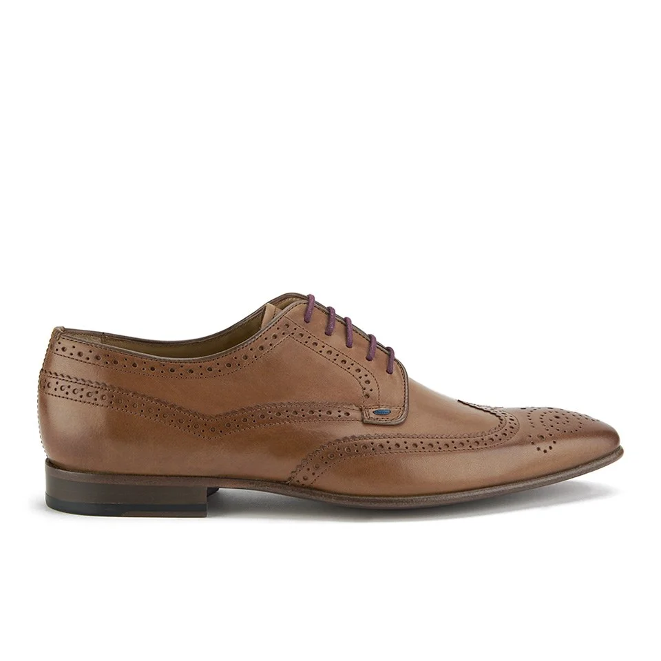 Paul Smith Shoes Men's Aldrich Wingtip Leather Brogues - Cuoio Tan Oxford Image 1