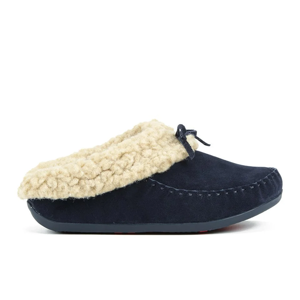FitFlop Women's The Cuddler Snugmoc Suede Mule Slippers - Supernavy Image 1